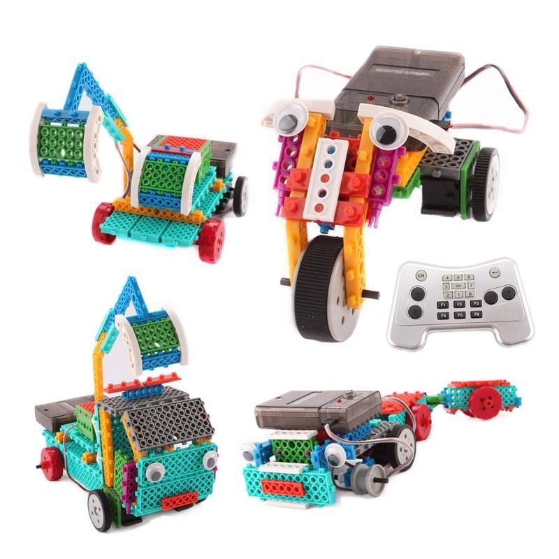With 127 blocks, you can build 4 cars --tell you how your superb children come from?